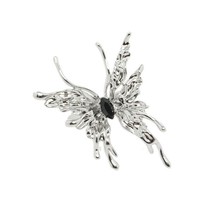 New Punk Mutations Liquid Butterfly Rings for women girl silver color Cool Hipho - £9.36 GBP