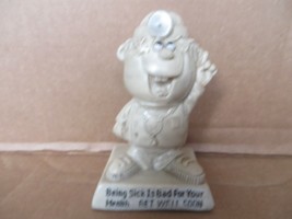 Vintage 1970&#39;s Wallace Berries Figure Being Sick Is Bad For your health ... - £10.95 GBP