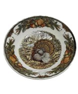 Queen&#39;s Harvest Bounty Turkey Soup Pasta Bowl England, 8-Inch - £18.62 GBP