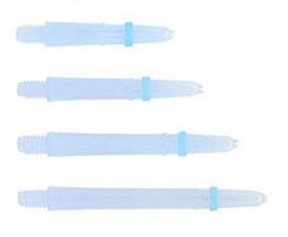 Light Blue L-Style Laro Medium 330 Nylon Dart Shafts - $7.00