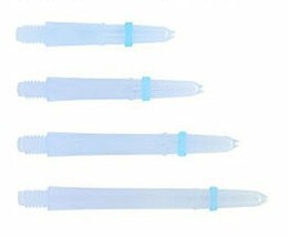 Light Blue L-Style Laro Medium 330 Nylon Dart Shafts - £5.58 GBP