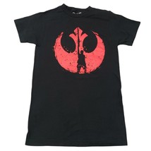 Star Wars Shirt Size XS Rebel Alliance Graphic Print Tee Measurements In... - £22.07 GBP