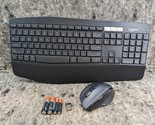 Logitech K850 Wireless Bluetooth PC Keyboard - Black + M706 Mouse (A) - £21.92 GBP