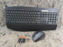 Logitech K850 Wireless Bluetooth PC Keyboard - Black + M706 Mouse (A) - £22.29 GBP