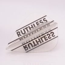 3 x SETS RUTHLESS Darts Flights Clear Panels Clear Kite - £4.66 GBP