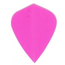 Neon Pink - 1 Set of 3 - Poly Kite Shaped Dart Flights - £2.35 GBP