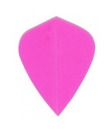 Neon Pink - 1 Set of 3 - Poly Kite Shaped Dart Flights - £2.36 GBP
