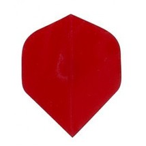Red 3 Sets of 3 Poly Standard Wide Shaped Dart Flights - £4.31 GBP