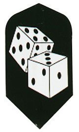 Polyroyal Hard Slim Flights - Roll 7 Dices - $2.35