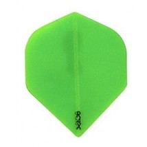 1 Set of 3 Dart Flights - 1654 - Ruthless R4X Clear Green Standard Double Thi... - $2.95