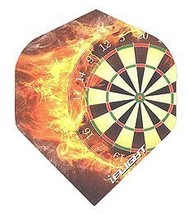 30-3306 - iFlight - 3 Sets of 3 - "Flaming Dart Board" - Wide Size Standard D... - $5.95