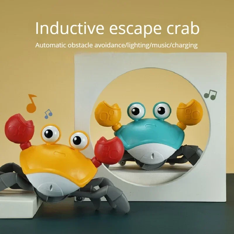 Tion escape crab crawl electronic pet toys baby music early education glowing crab toys thumb200