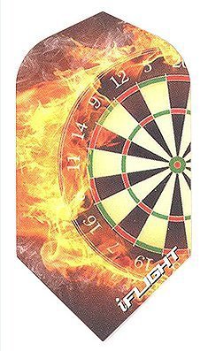 iFlight "Flaming Dart Board" 5 Sets of 3 Slim Size Speed Dart Flights - 30-33... - $7.95
