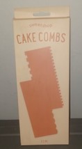 Sweetshop Cake Scraper Comb Set of 2 Decorating Baking - $139.79 MXN