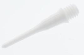 White STRONG L-Style Soft Tip Plastic Short Shortlip Dart Tips - Dart Brokers... - £5.87 GBP