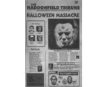 1978 Halloween Haddonfield Tribune Halloween Massacre Michael Myers  - $3.05