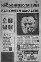 1978 Halloween Haddonfield Tribune Halloween Massacre Michael Myers  - £2.58 GBP