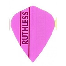 5 Sets of 3 Dart Flights - 1793 - Ruthless Pink Kite Double Thick Flights - £5.99 GBP