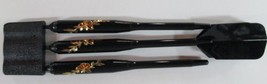 Hand Painted Etched 16G Yellow Butterfly Soft Tip Dart Set Shafts Tips F... - $14.95