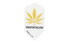 30-2062 Pentathlon Pot Leaf Dart Flights - Slim - £2.31 GBP
