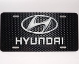 Hyundai Inspired Art on Mesh FLAT Aluminum License Tag Plate * UNUSED RE... - $13.49