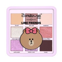 The Crème Shop | Line Friends - Choco’s Sweet &amp; Lovely Eyeshadow Palette - £10.31 GBP