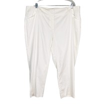 Avenue Studio Pants 22 Cropped Stretch Cream New - £23.64 GBP