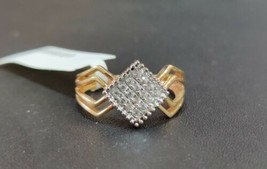 0.80Ct Rund Cubic Zirkonia Diamant Verlobungsring 18K Rose Gold Ringe Größe 7 - £510.96 GBP