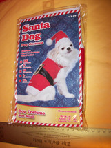 Dog Costume Small Santa Christmas Outfit Hat Canine Animal Tunic New Pet... - £9.86 GBP