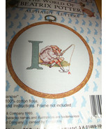 Peter Rabbit Craft Kit Frog Beatrix Potter Cross Stitch New Alphabet Let... - $179.83 MXN