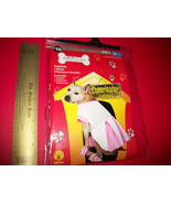 Rubies Pet Costume Small Cheerleader Outfit Dog Pink White Cheer Dress P... - $9.49