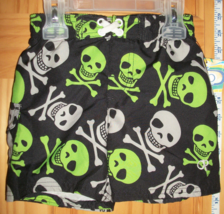 Fashion Gift Baby Clothes 18M Op Black Green Skull Bone Bathing Suit Swi... - £9.75 GBP