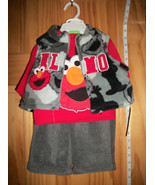 Sesame Street Baby Clothes 0M-3M Newborn Boy Pant Set Elmo Muppets Child... - €20,14 EUR