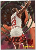 Michael Jordan 1995-96 Fleer Total &quot;O&quot; Hot Packs Foil Insert Card #2 (Chicago Bu - £39.58 GBP