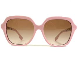 Burberry Sunglasses Joni B44389 4061/13 Pink Hexagon Gold Large Logos 55-16-140 - £137.18 GBP