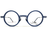 Chris Craft Eyeglasses Frames CF1024 03 LAUNCH Blue Gray Round 44-25-150 - £89.94 GBP