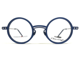 Chris Craft Eyeglasses Frames CF1024 03 LAUNCH Blue Gray Round 44-25-150 - £87.24 GBP