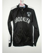 Brooklyn Nets Zip Up jacket! Men&#39;s Sz XLT NBA Majestic pregame warm up t... - £40.18 GBP