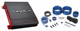 Crunch PX-1025.2 1000 Watt 2-Channel Car Stereo Amplifier + Amp Wire Kit - $130.99