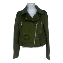 Zara Basic Outerwear Green Women&#39;s Zip Up Jacket Size Small - £33.45 GBP