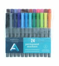 Art Alternatives 24pc Extra Fine Permanent Markers New free Shipping - £15.78 GBP