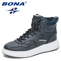 New Designers Brand Shoes Fashion High Top Men Action Leather Casual Shoes Man F - £64.68 GBP