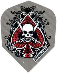Dimplex Standard Flights - Skull Spade - $2.37