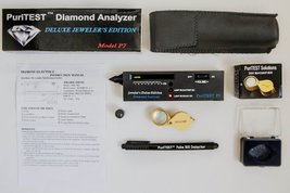 PuriTest Diamond Jewelry Counterfeit Detection Kit Genuine Diamond Teste... - £17.92 GBP