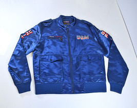 1984 USA-1 Competition LA Olympic Games Satin Bomber Jacket Sz Med Olympics Vtg  - £71.00 GBP