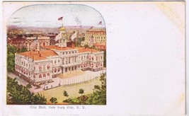 New York Postcard NYC City Hall - £2.90 GBP