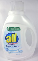 All With Stainlifters Liquid Laundry Detergent, Free And Clear, 36 fl oz... - £17.88 GBP