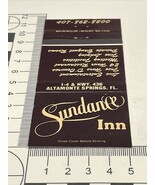 Matchbook Covers  Sundance Inn  Restaurant  Altamente Springs, FL  Unstr... - $227.88 MXN