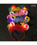 2019 Happy New Year Party LED Headband Light Up Glowing Hair Band Flashi... - £5.40 GBP+