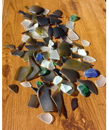 Brown Flaux Sea Glass Exquisite Hand-Tumbled Beauties, glass Art, Home D... - €24,96 EUR